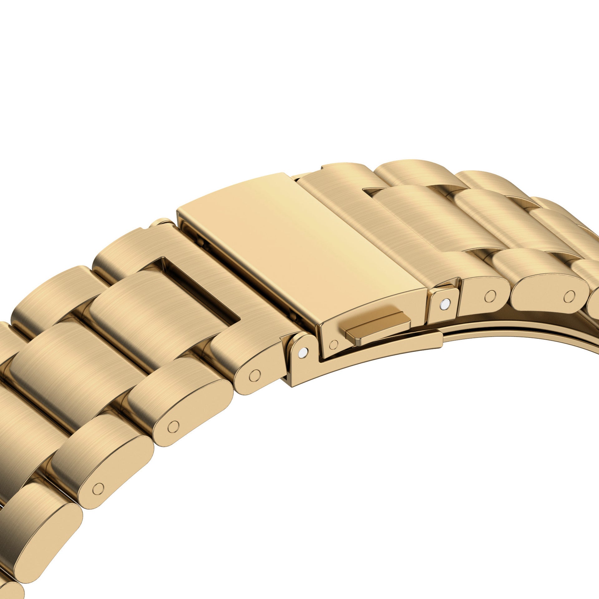 For Samsung Galaxy Fit3 Replacement Strap Quick Release Stainless Steel Watch Band - Gold For Samsung Galaxy Fit3 Replacement Strap Quick Release Stainless Steel Watch Band - Gold